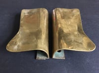 Image 3 of Pair of Italian Brass Door Handles, 1950s
