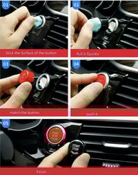 Image 3 of BMW Start Stop Engine Red Button Cap X5 E70 X6 E71 Z4 E89 1 3 5 Series E90 E60