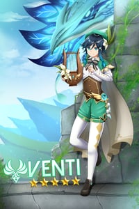 Venti Genshin Impact Poster