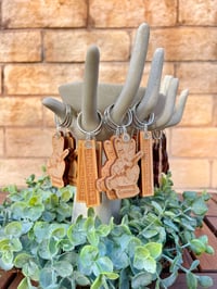 Image 1 of Wooden Keychain 