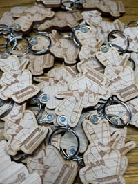 Image 4 of Wooden Keychain 