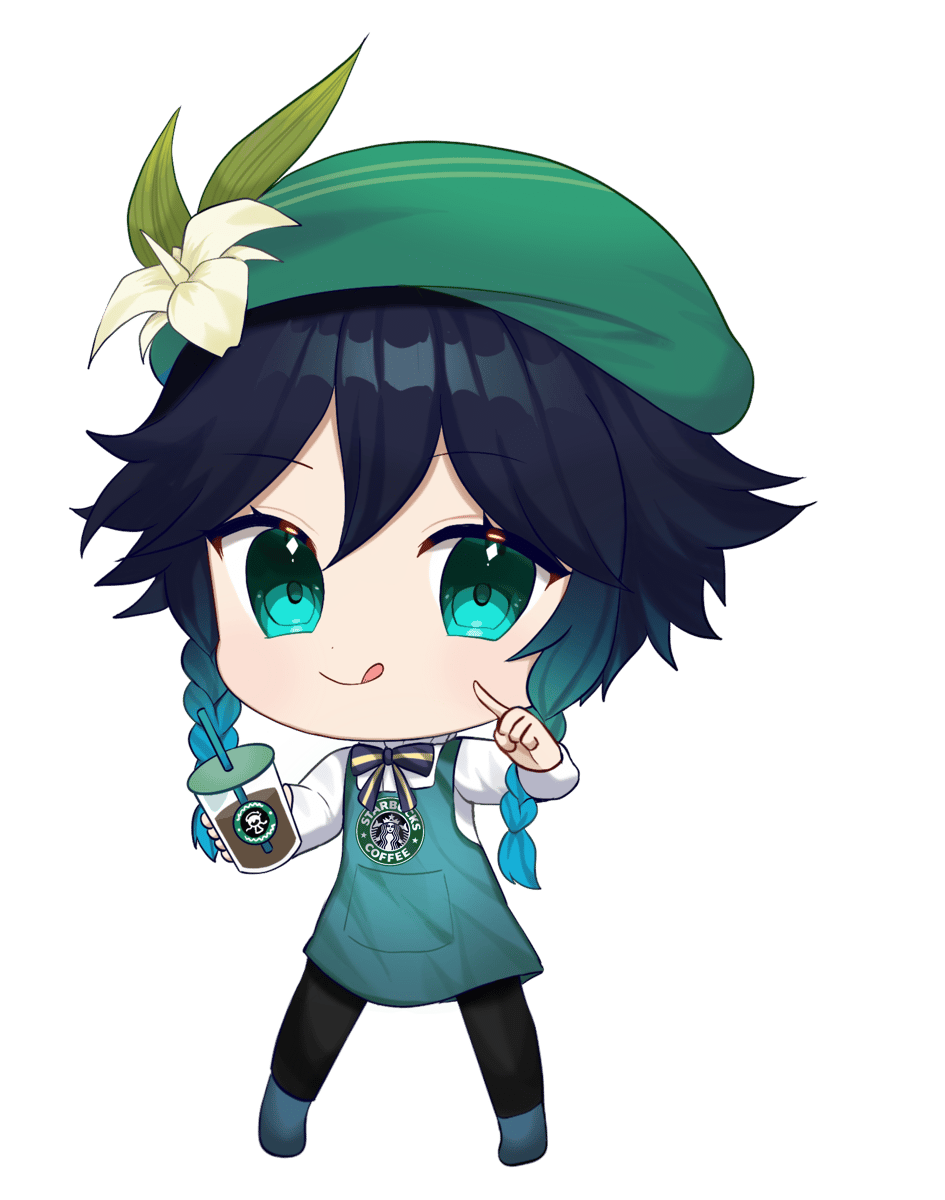 Starbucks Venti holding Venti Kurumadesigns