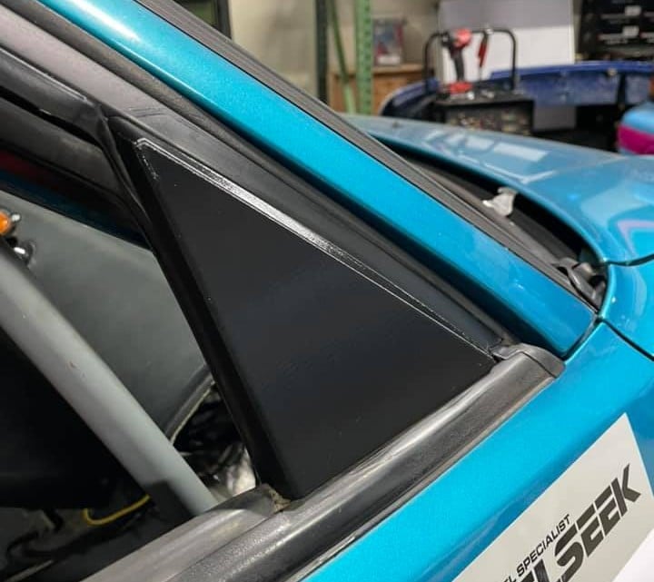 シビックシャトルEF ブロックオフプレート 88-91 Honda CIVIC EF Hatch Mirror Block Off Adapter Plate Set 3D