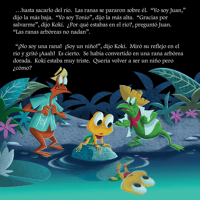 Image 3 of Kiki Kokí (SPANISH) La Leyenda Encantada del Coquí Hard Cover Picture Book