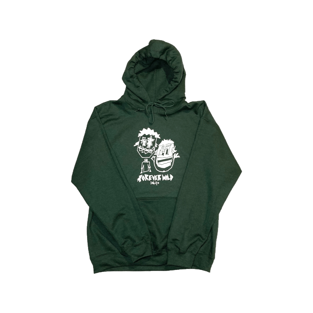 forever wild (forest green/white)