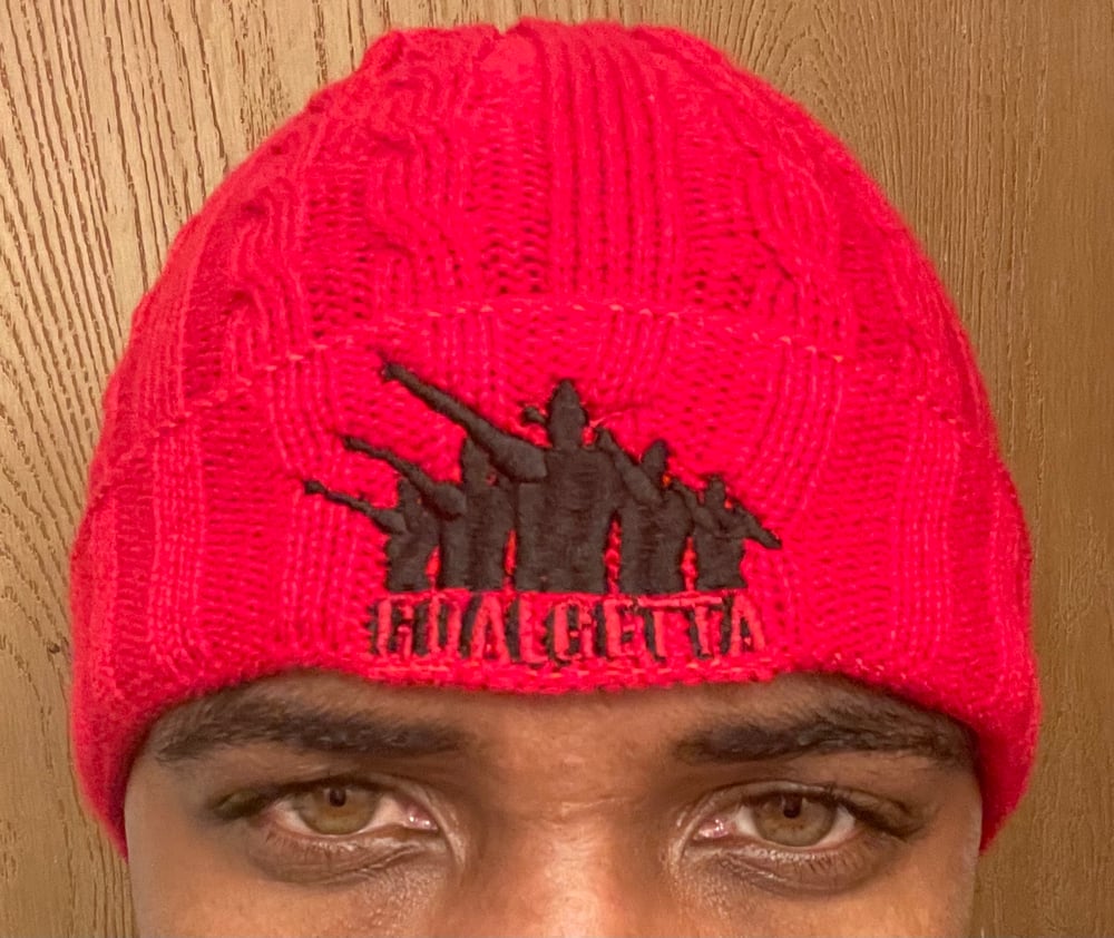 Image of GOALGETTA RED STYLISH  BEANIE