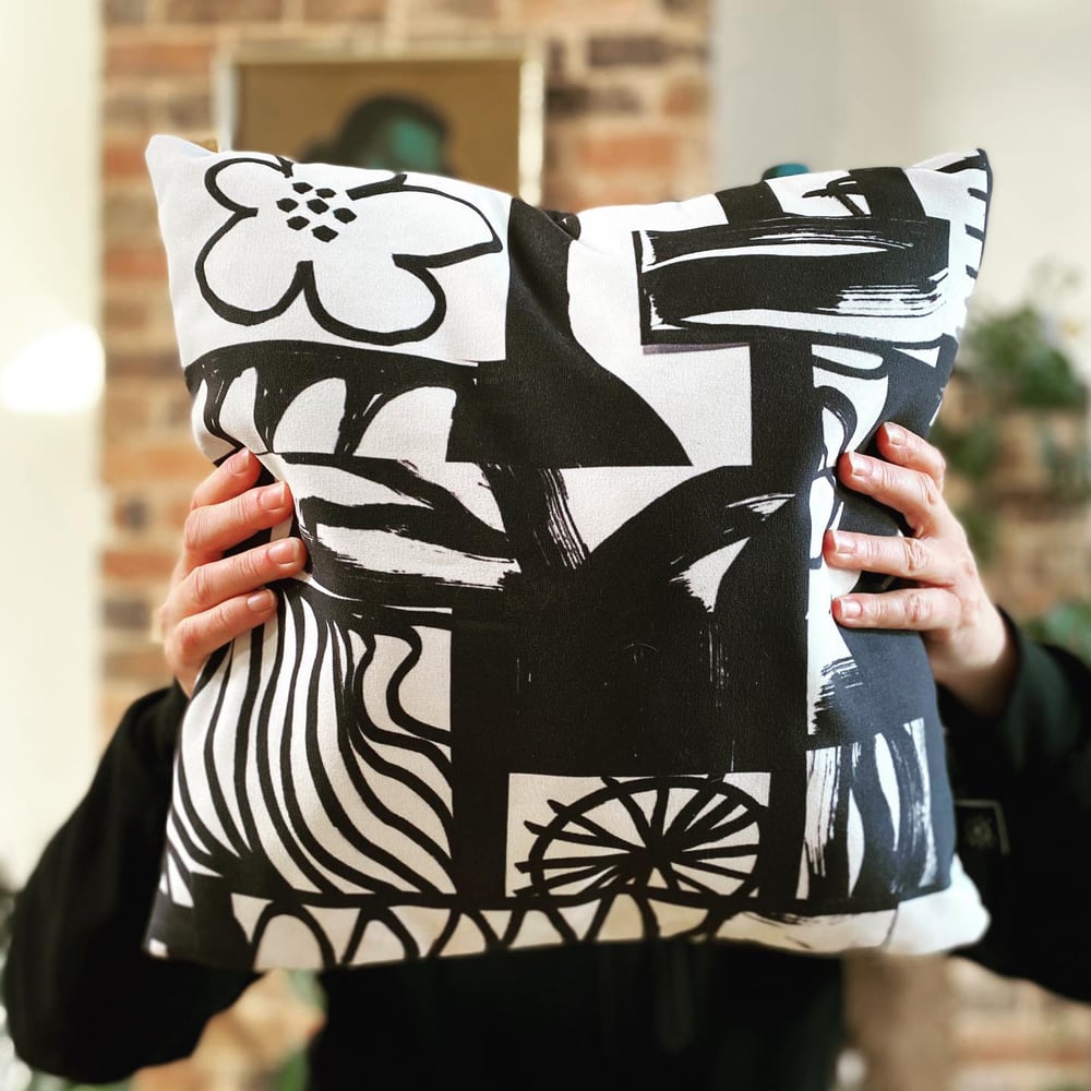 Image of Collage collection cushion