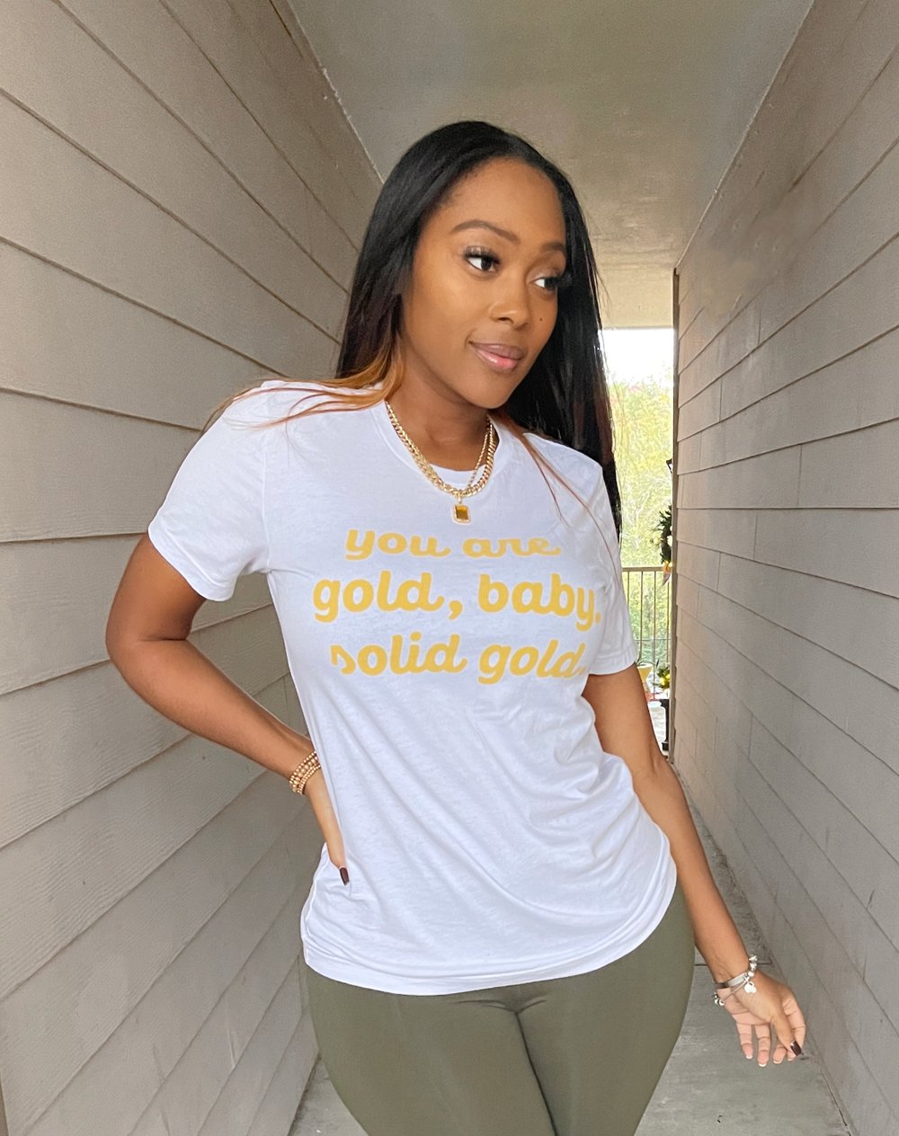 “YOU ARE GOLD BABY” T-SHIRT
