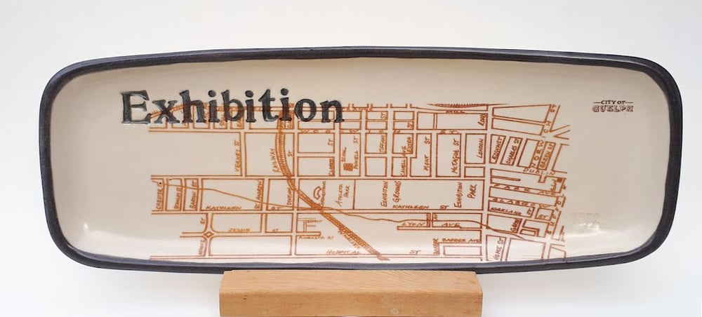 Image of Exhibition Park LARGE Serving Platter PICK UP ONLY