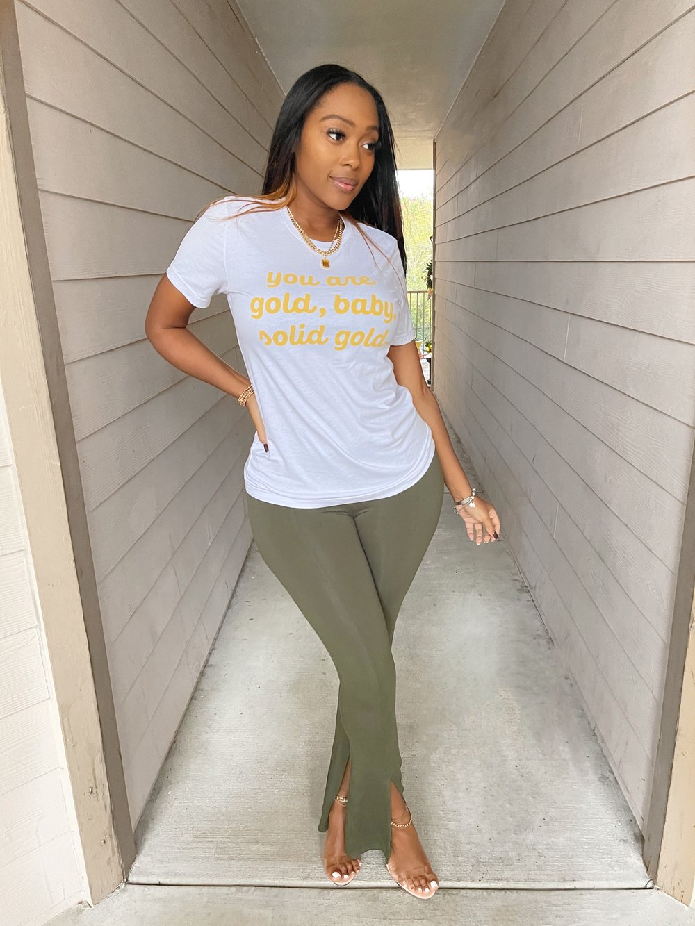 MISS PERFECT LEGGINGS (OLIVE)