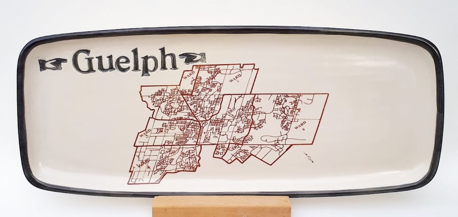 Image of Guelph Neighbourhood Inspired Large Platter PICK UP ONLY