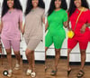 DIVA Pocket Shirt Short Set
