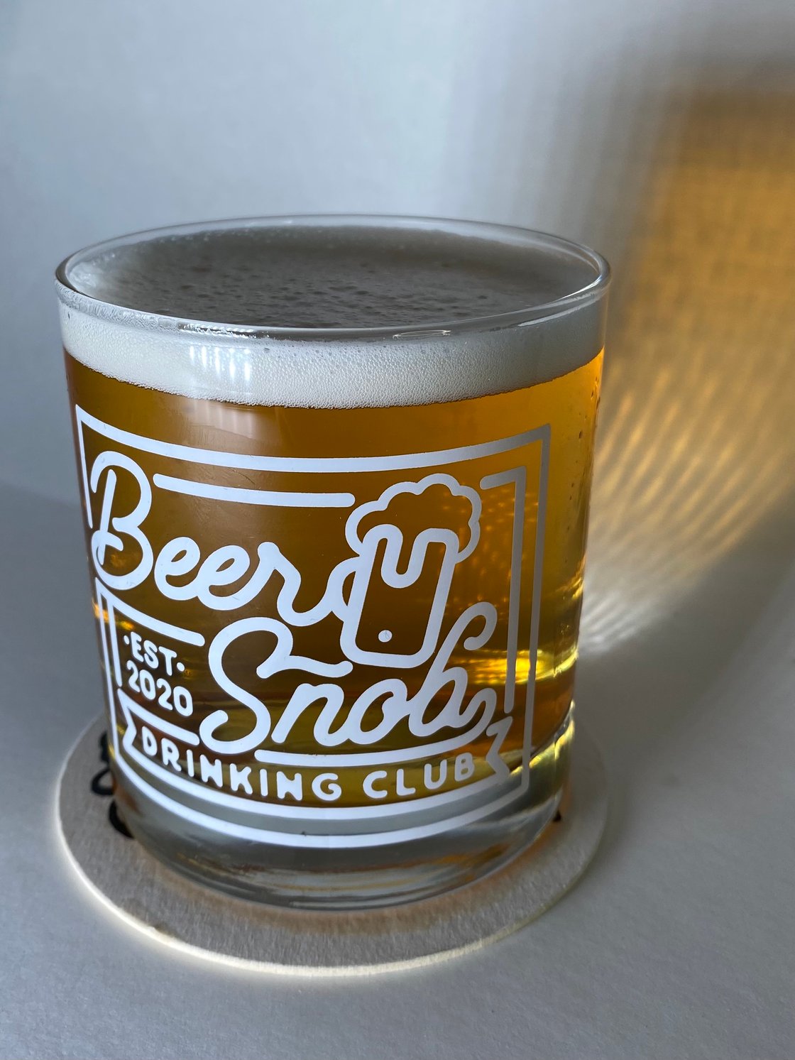 Image of Drinking Club Beer Bourbon Glass ***Free Shipping***