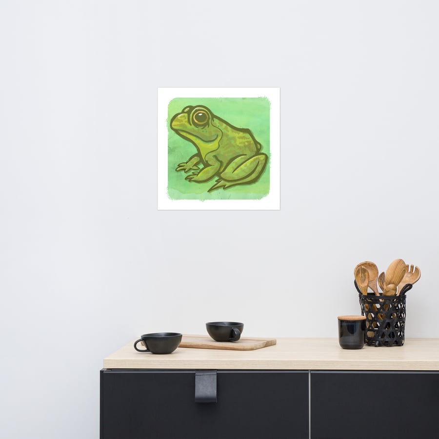 Image of Bradley Bullfrog Giclee Poster