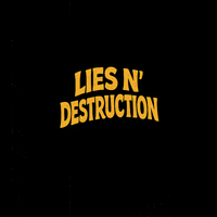 Image 4 of Lies N’ Destruction Skull Tee – Guns N Roses Inspired Rock T-Shirt (Black)