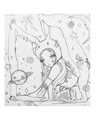 Image 2 of “Dazzle” 8x8 Art print w goodies bundle 