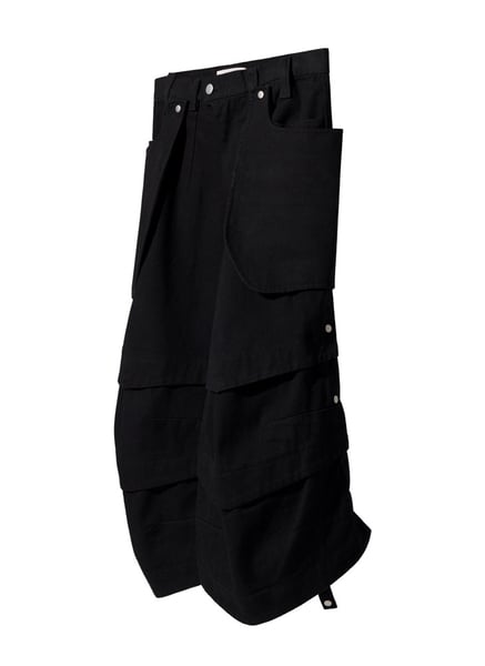 Image of EQUALNEAR - Armor Jorts (Black)