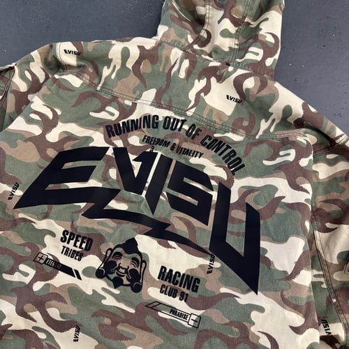 Image of Evisu Camo Patch Multi Pocket Japanese Canvas Jacket