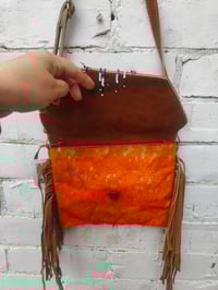 Image 8 of Barca Bag Burnt orange -cross body/waist /shoulder/clutch