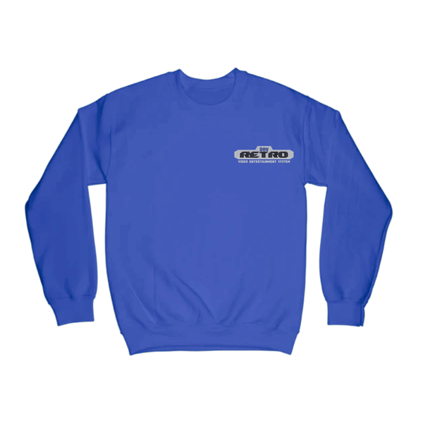 Image of Boy Retro 'Genesis' Vintage Crewneck Sweatshirt - Blue