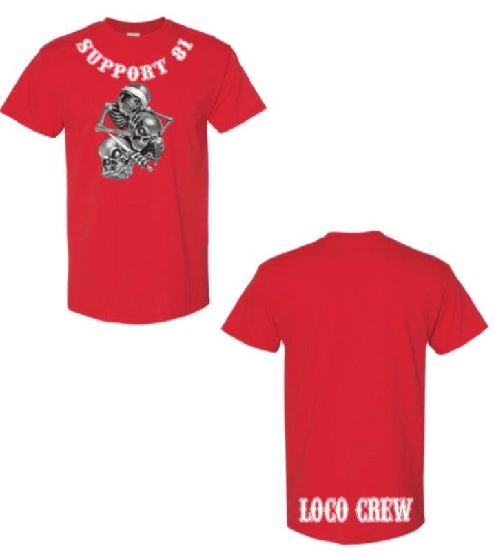 Image of LOCO CREW - Hear no, see no, speak no t-shirt 