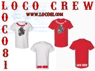Image of LOCO CREW - Hear no, see no, speak no t-shirt 