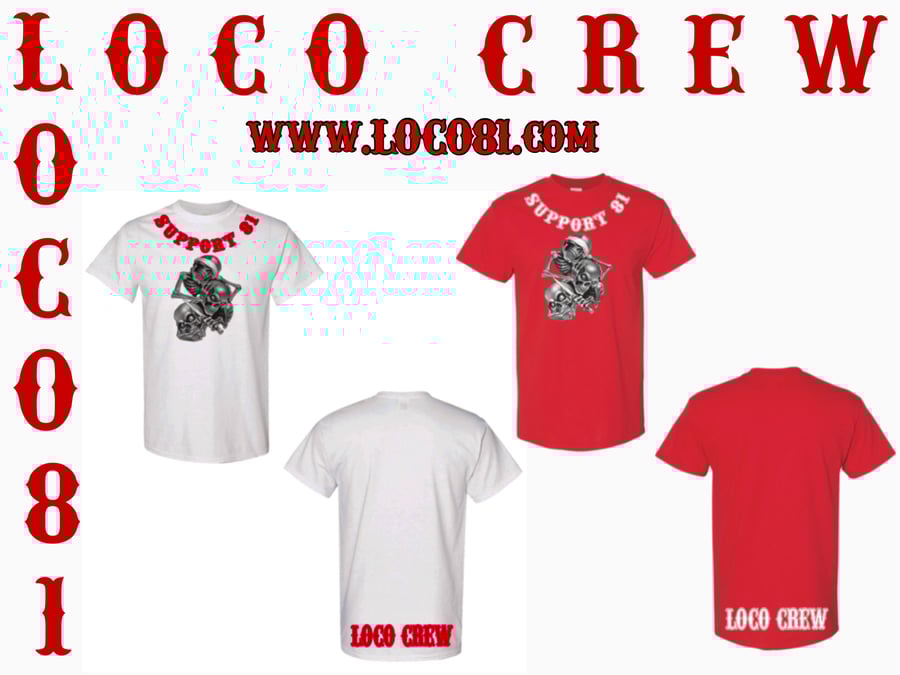 Image of LOCO CREW - Hear no, see no, speak no t-shirt 
