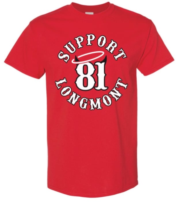 Image of Longmont Horns N Halo T-Shirt