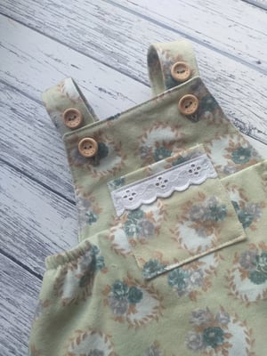 Image of Muck About Dungarees- Vintage Floral