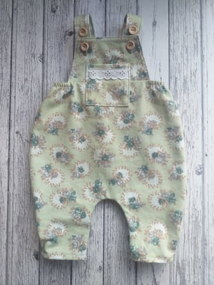 Image of Muck About Dungarees- Vintage Floral