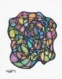 Image 1 of Framed Original Drawing - "allthingsbeingequal"