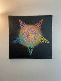 Image 1 of Canvas Original - "Grief is a Portal: The Way Out is Through"