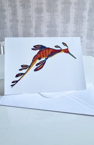 Image of Greeting cards silkscreen print copies set of three for any occasion