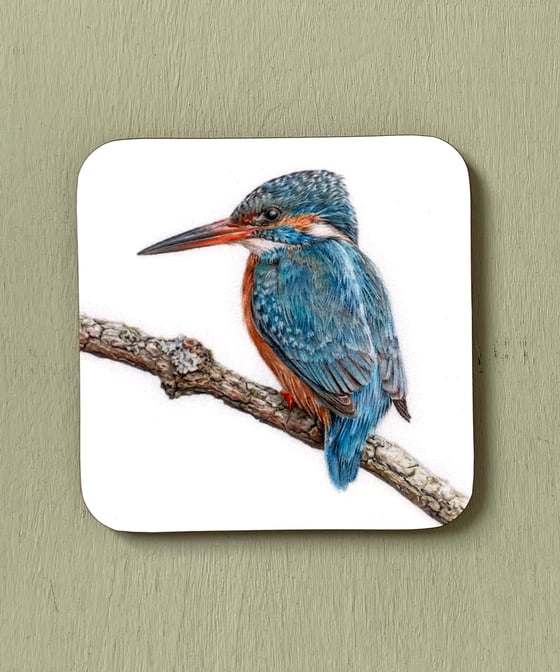 Image of 'Kingfisher' Coaster