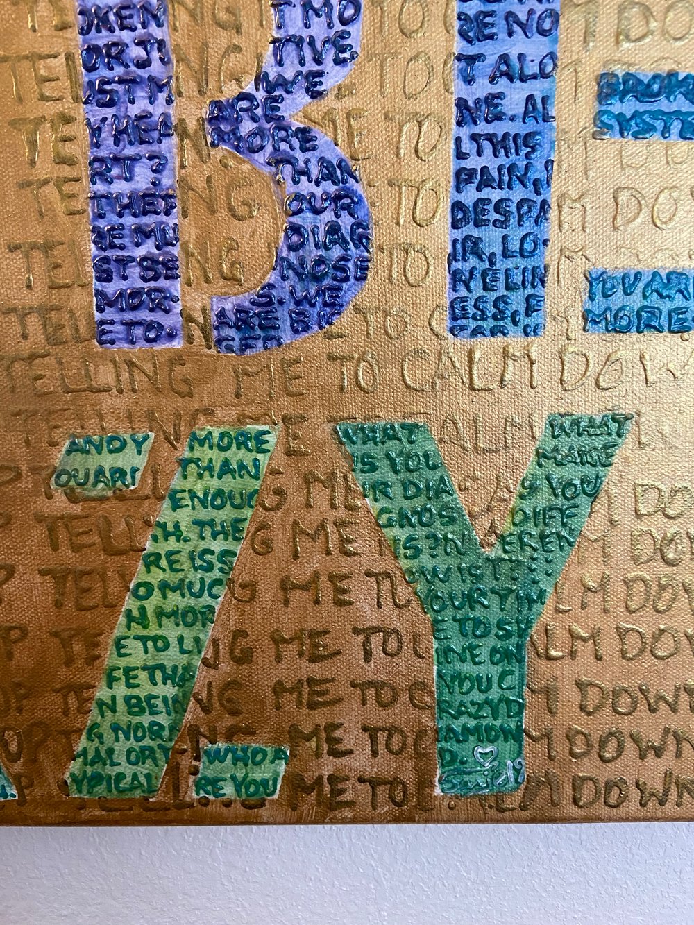 Canvas Original - "Calm Down."