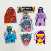 LUXURY STICKER PACK 003 | 5 X JUMBO VINYL STICKERS