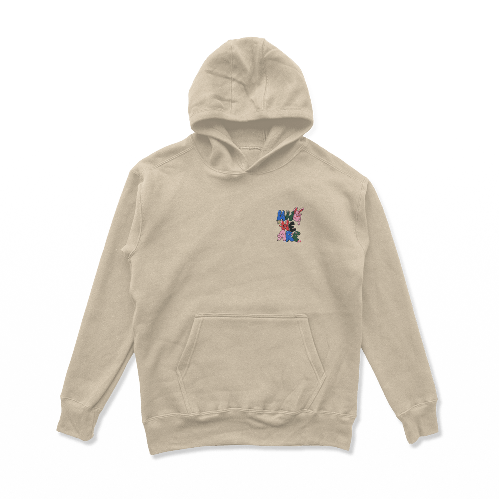 Image of "who are we" - sand pullover hoody