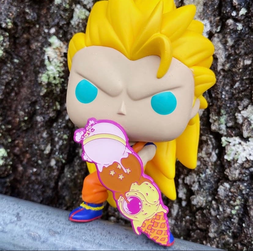 Image of DBZ Triple Scoop (Hat Pin)