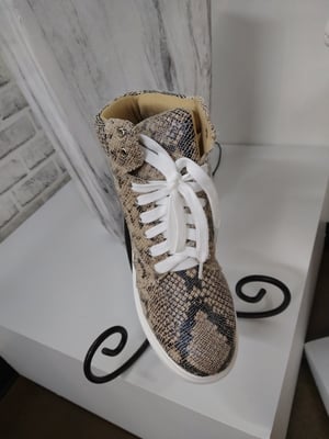 Image of SNAKESKIN SNEAKER BOOTIE