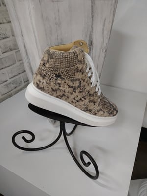 Image of SNAKESKIN SNEAKER BOOTIE