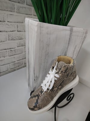 Image of SNAKESKIN SNEAKER BOOTIE