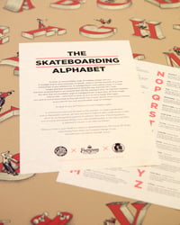 Image 2 of LET'S PRINT #9 | The Skateboarding Alphabet | Evergreen Design House and The Good Life Studio