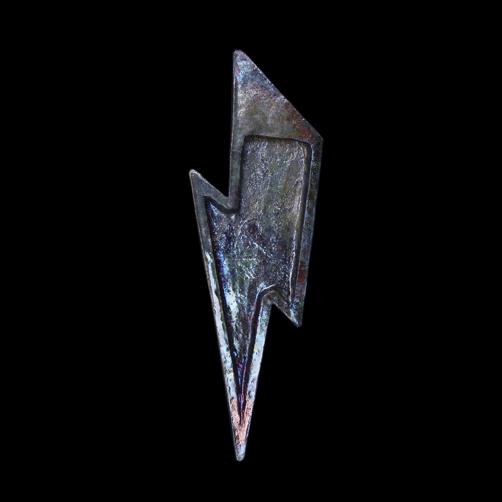 *SALE* 'Blue/Green' Raku Lightning Bolt