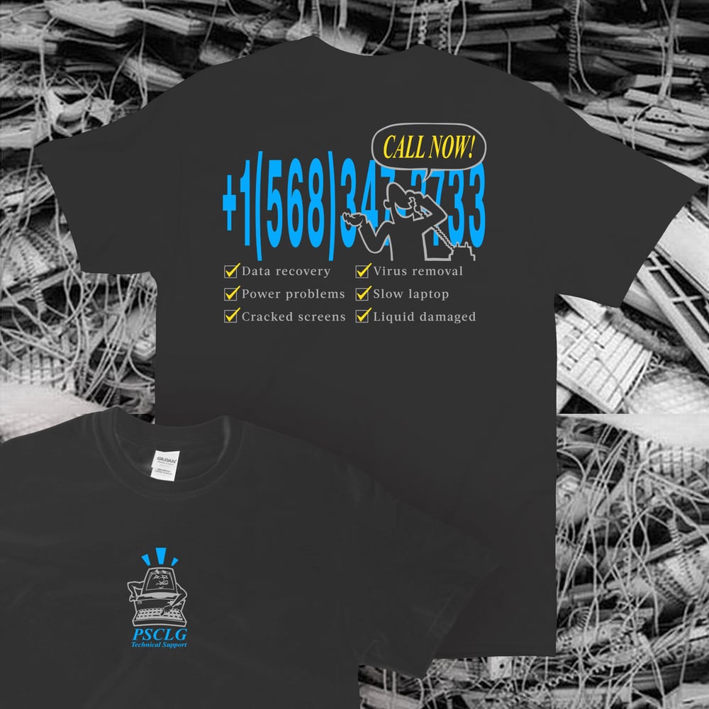 Image of Nic Paranoia x Psicologi: T-Shirt "Technical Support"