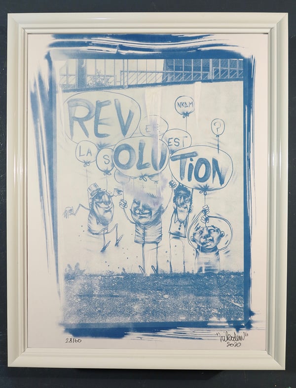 Image of Rêve et solution - Cyanotype - 30x40 - N° 28, 34, 36, 37