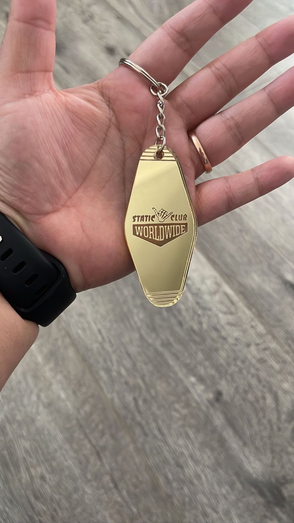 Motel Keychain