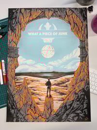 Image 1 of What a piece of junk (Millennium Falcon) -  5 colour screen print
