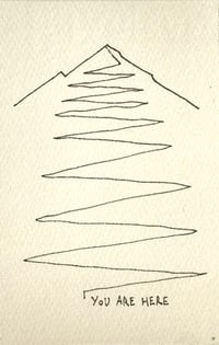 BALÁZS Soma: You are here no3. - cc. 10x14cm, 640 gsm 100% pamut akvarell papíron