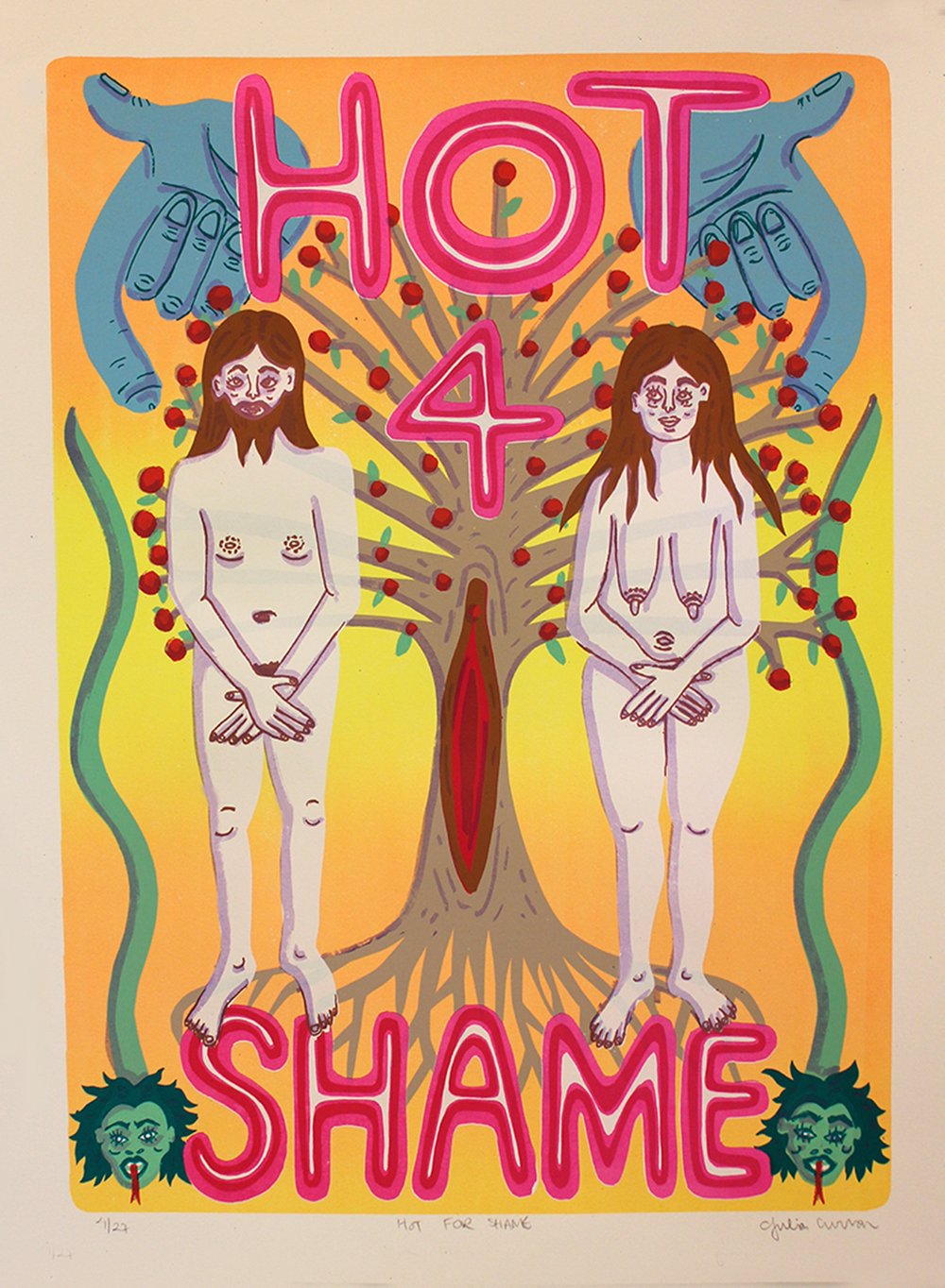 Image of "Hot 4 Shame" Screenprint
