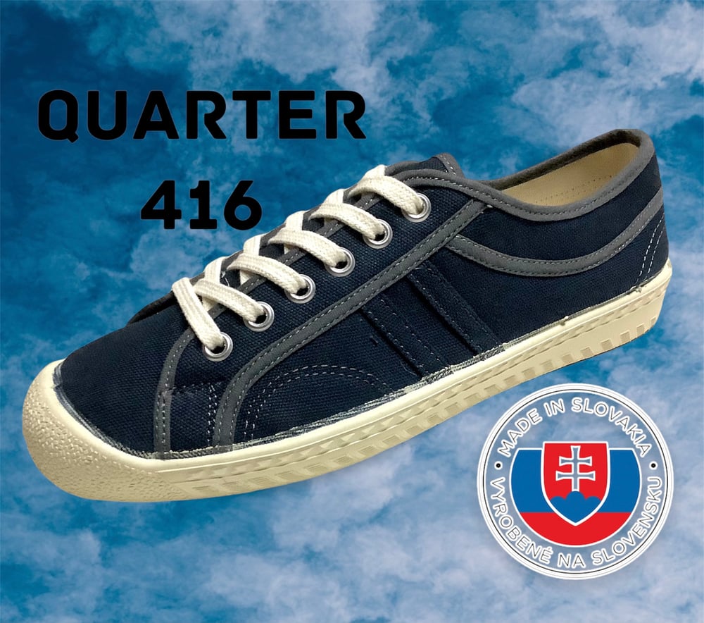 Image of Inn-stant canvas lo navy sneaker shoes made in Slovakia 